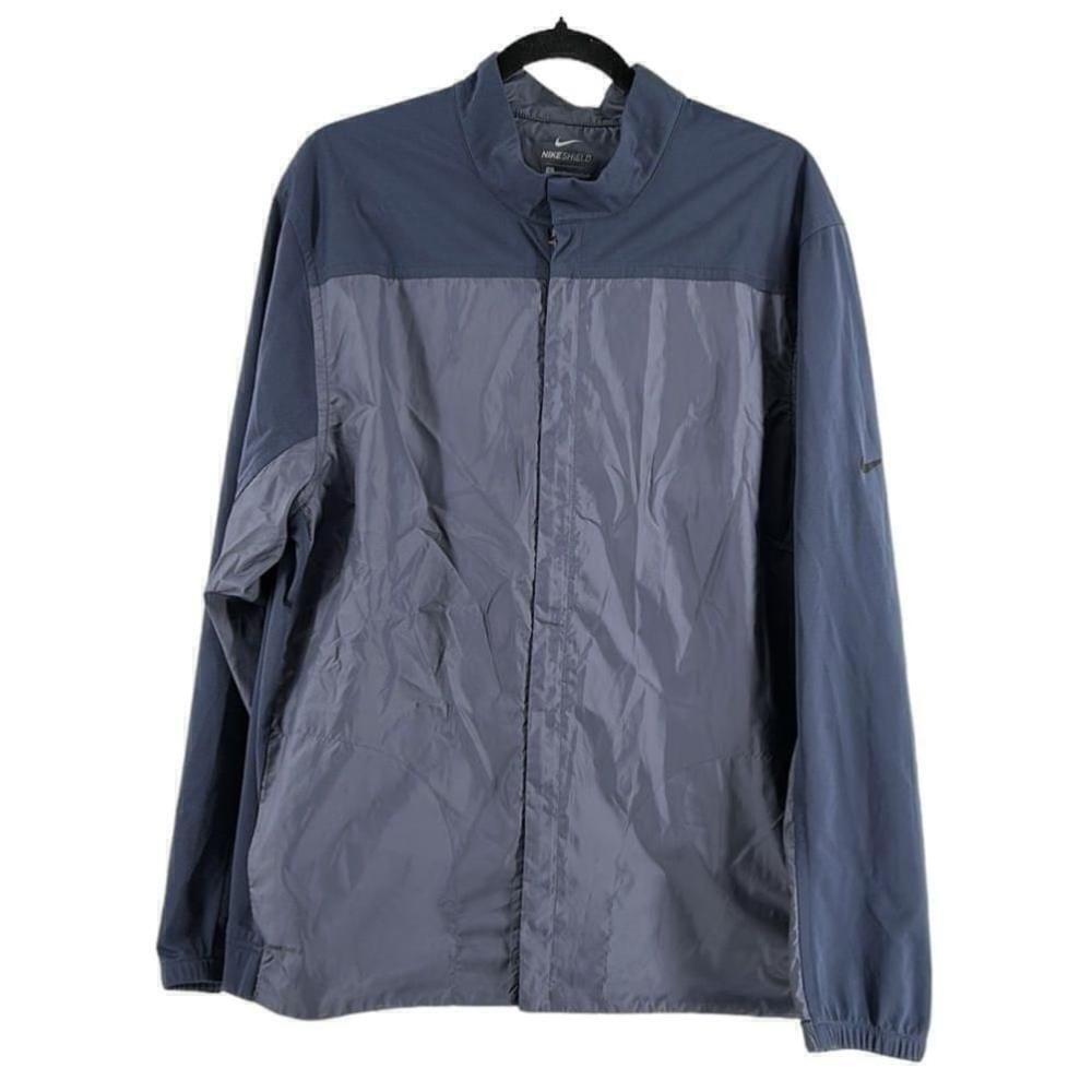 Nike Shield Full Zip Core Golf Jacket wind resistant outdoor coat two tone sz lg
